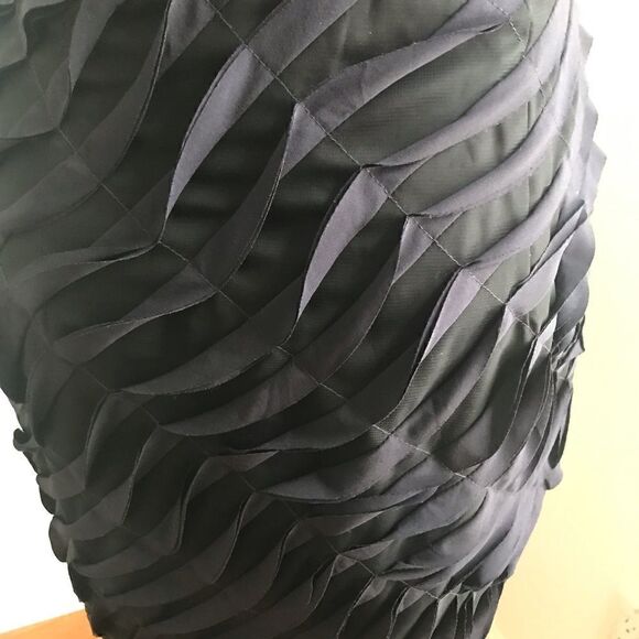 Aqua Strapless Cocktail Dress Navy Blue Sz M - Picture 4 of 7